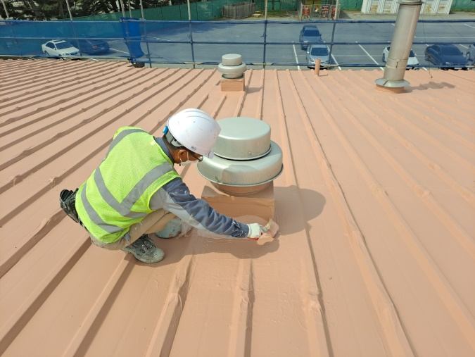Roof waterproofing, Camp Henry